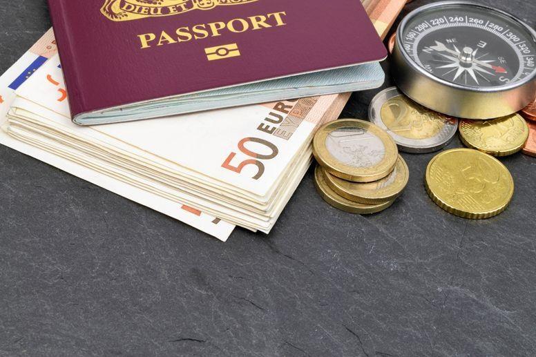 UK passport and Euro money