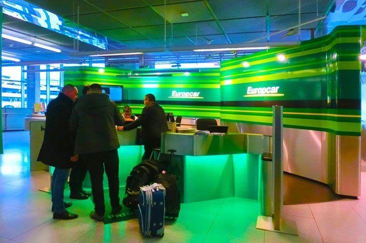Car rental desk