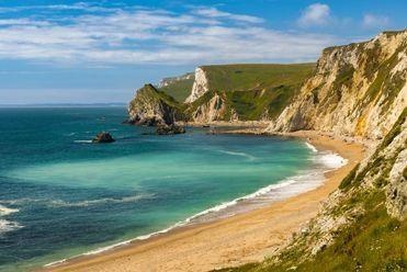 Dorset coasline in summer 