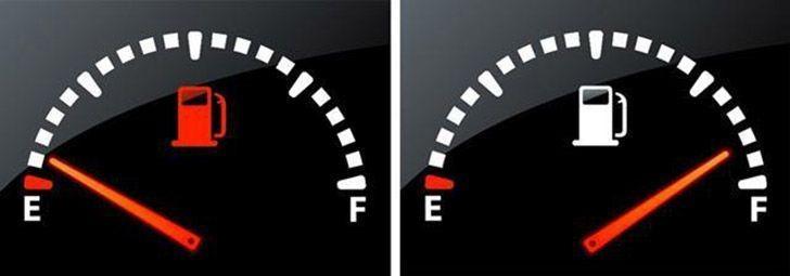 Fuel gauge vector