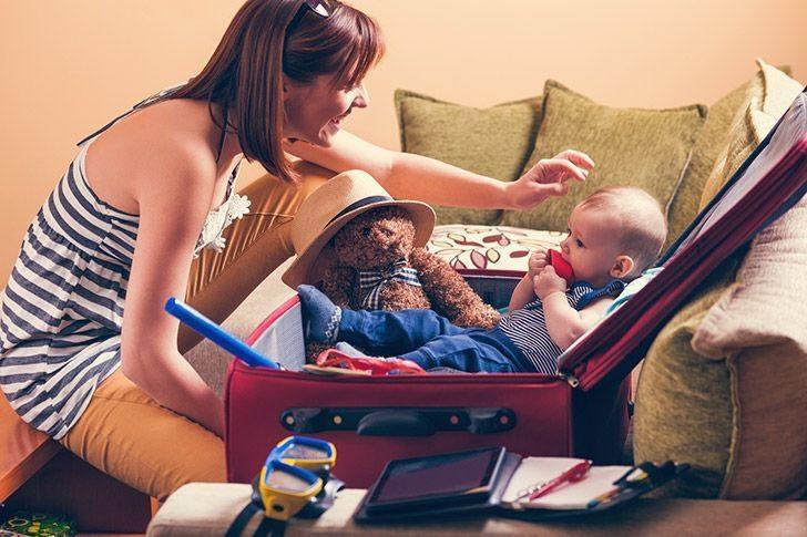 Mum and baby packing case