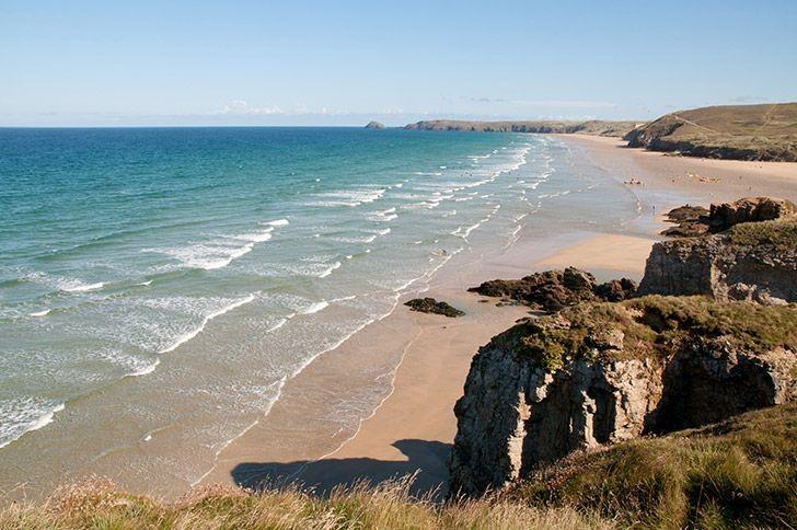 Perranporth Beach Cornwall