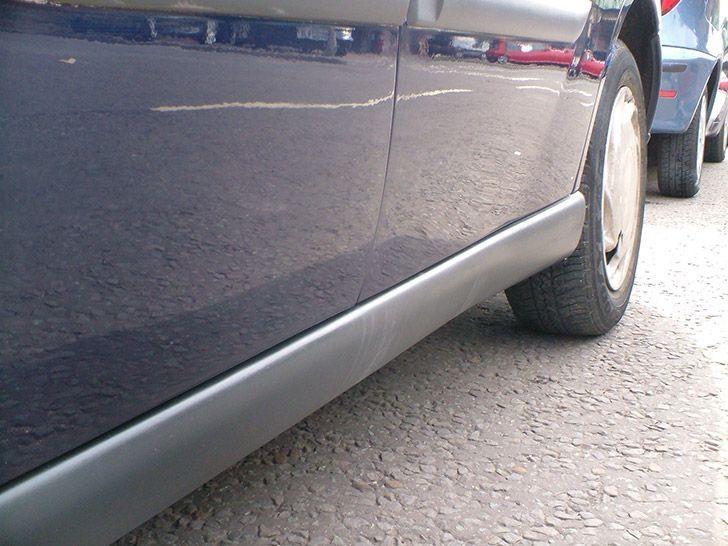 Scratches on car door