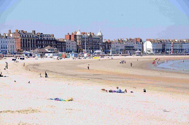 Weymouth beach, Devon