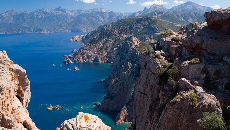 European cliff coastline