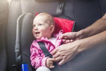 Child in a car seat