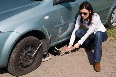 Fixing a broken down car